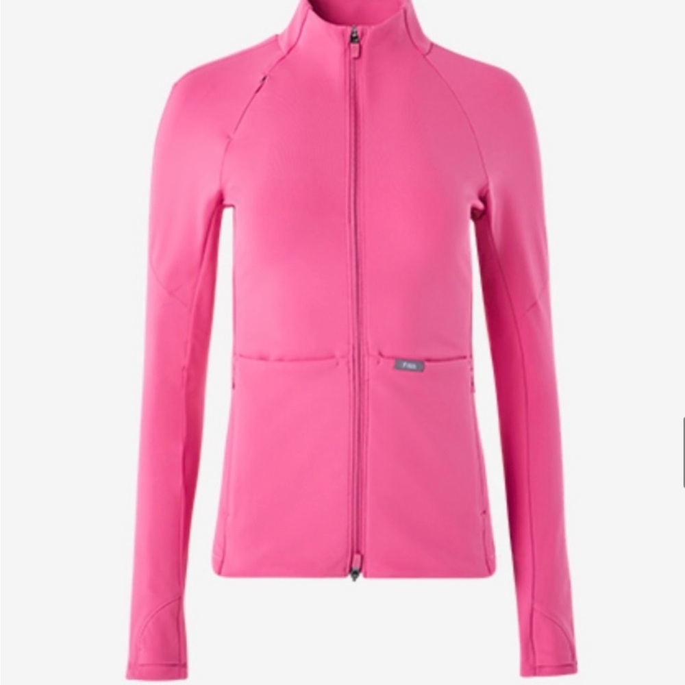 Figs Coral Contour Knit Scrub Jacket - Picture 5 of 7